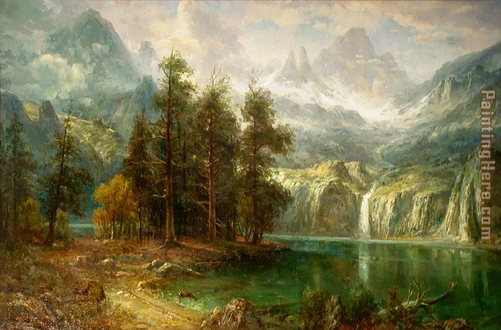 Sierra Nevada painting - Albert Bierstadt Sierra Nevada art painting